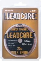 Pletená šňůra ESP Leadcore BULK sandy gravel
