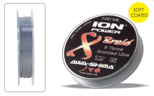 Pletená šňůra AWA'S Ion Power 8 Braid Dyneema 100% 300 M