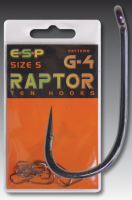 ESP kaprové háčky Raptor G4 (VO bal/5s/10ks)