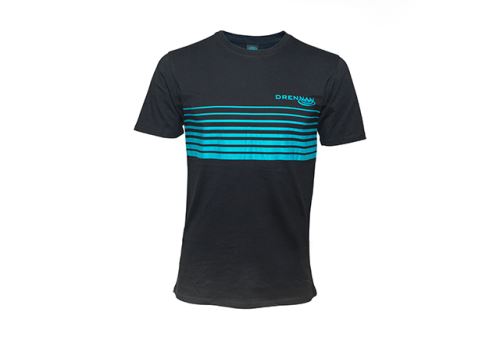 T-Shirt  Black Aqua