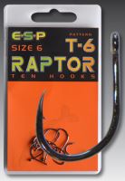 ESP háčky Raptor T6 s protihrotem (VO bal/5s/10ks)