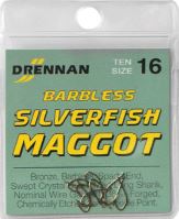Háčky DRENNAN Barbless Silverfish Maggot