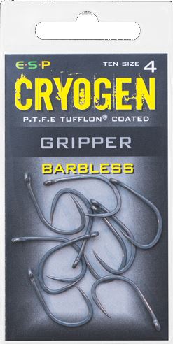 Háčky ESP Cryogen Gripper Barbless