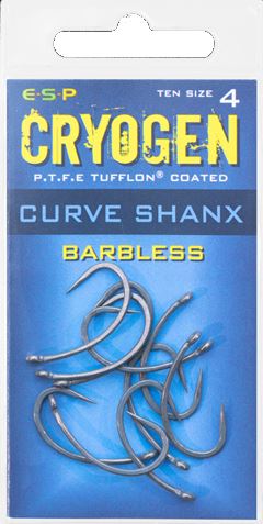 Háčky ESP Cryogen Curve Shanx Barbless