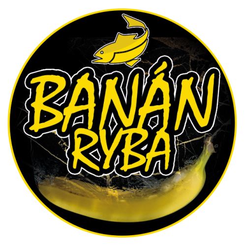 BLACK CARP Boilies 1kg - banán-ryba