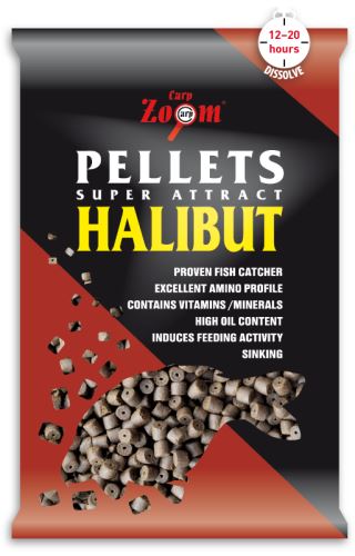Halibut Pellets, pre-drilled, 800 g