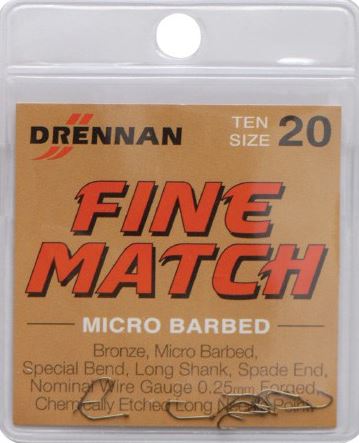 Háčky DRENNAN Fine Match