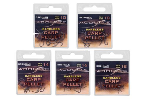 Háčky DRENNAN Acolyte Carp Pellet Barbless