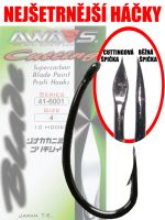 Háčky AWA-S Cutting Blade 6001 Black Nickel